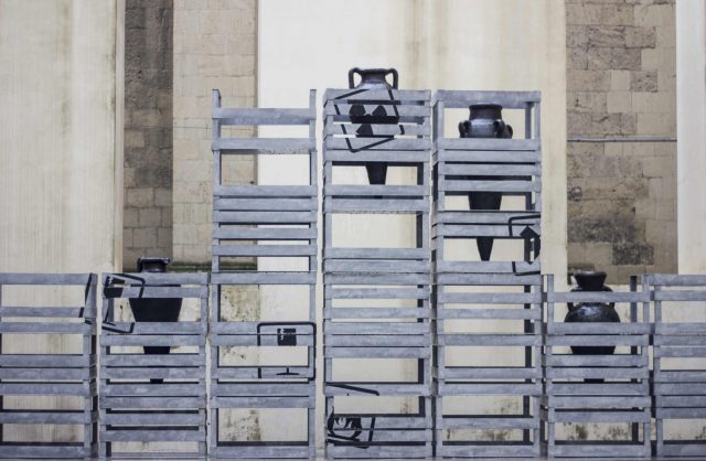 Perino & Vele, "The Big Archive 1994-2014", 2014. Courtesy gli artisti e Galleria Alfonso Artiaco, Napoli. In comodato a Madre · museo d’arte contemporanea Donnaregina, Napoli. Foto © Amedeo Benestante. | Perino & Vele, "The Big Archive 1994-2014," 2014. Courtesy the artists and Galleria Alfonso Artiaco, Napoli. On loan to Madre · museo d’arte contemporanea Donnaregina, Napoli. Photo © Amedeo Benestante.
