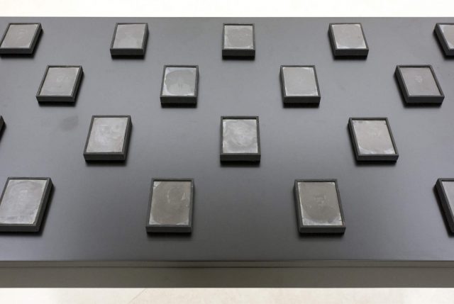 Antonio Biasiucci, "Lastre", 1961-2013 (dettaglio). Collezione dell’artista. Courtesy Magazzino, Roma. In comodato a Madre · museo d’arte contemporanea Donnaregina, Napoli. Foto © Amedeo Benestante. | Antonio Biasiucci, "Lastre," 1961-2013 (detail). Collection of the artist. Courtesy Magazzino, Roma. On loan to Madre · museo d’arte contemporanea Donnaregina, Napoli. Photo © Amedeo Benestante.