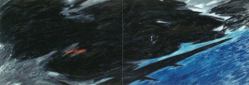 Anna Maria Gioja, "Senza titolo", 1987. Olio su tela. Donazione dell’artista. Collezione Madre · museo d’arte contemporanea Donnaregina, Napoli.