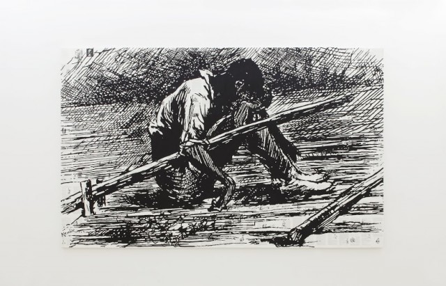 Tim Rollins & K.O.S., The Adventures of Huckleberry Finn (After M. Twain), 2000. Collezione Raucci-Santamaria, Napoli. In comodato a Madre · museo d’arte contemporanea Donnaregina, Napoli. Foto © Amedeo Benestante. In esposizione fino a dicembre 2016. | Tim Rollins & K.O.S., The Adventures of Huckleberry Finn (After M. Twain), 2000. Collection Raucci-Santamaria, Naples. On loan to Madre · museo d’arte contemporanea Donnaregina, Naples. Photo © Amedeo Benestante. On view until December 2016.