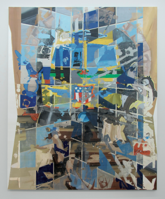 Pádraig Timoney, Meepmeep Popup, 2011. Courtesy l’artista, Andrew Kreps Gallery, New York e Galleria Raucci/Santamaria, Napoli. | Pádraig Timoney, Meepmeep Popup, 2011. Courtesy the Artist, Andrew Kreps Gallery, New York and Raucci/Santamaria Gallery, Naples