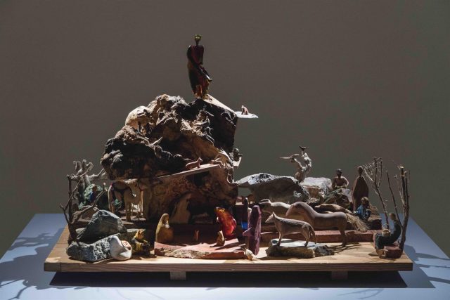 Jimmie Durham, Presepio, 2016. In comodato a Madre · museo d’arte contemporanea Donnaregina, Napoli. Foto © Amedeo Benestante. | Jimmie Durham, Presepio, 2016. On loan to Madre · museo d’arte contemporanea Donnaregina, Naples. Photo © Amedeo Benestante.