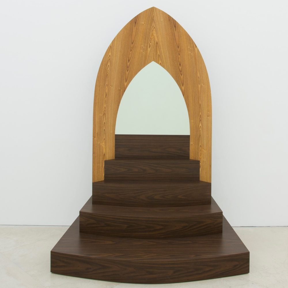 Richard Artschwager, “Up and Out”, 1990. Collezione Alfonso e Cristina Artiaco, Pozzuoli. In comodato a Madre · museo d’arte contemporanea Donnaregina, Napoli. Foto © Amedeo Benestante.