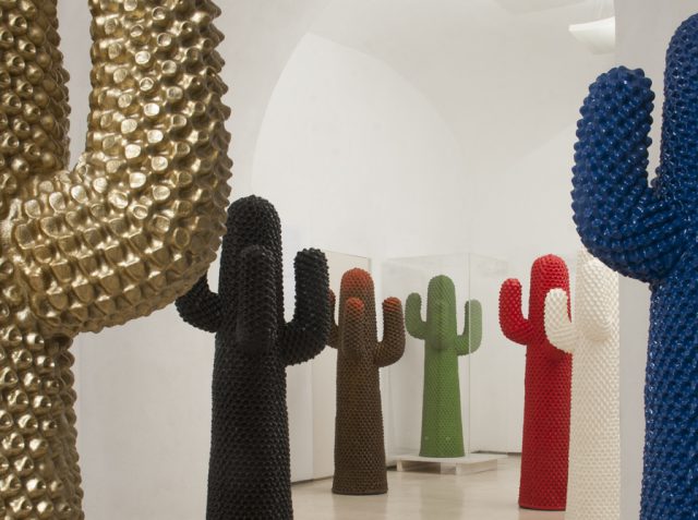 Franco Mello e Guido Drocco, Cactus, Gufram Italia, 1972. Allestimento alla Fondazione Plart, 2017. Foto © Fabio Donato.