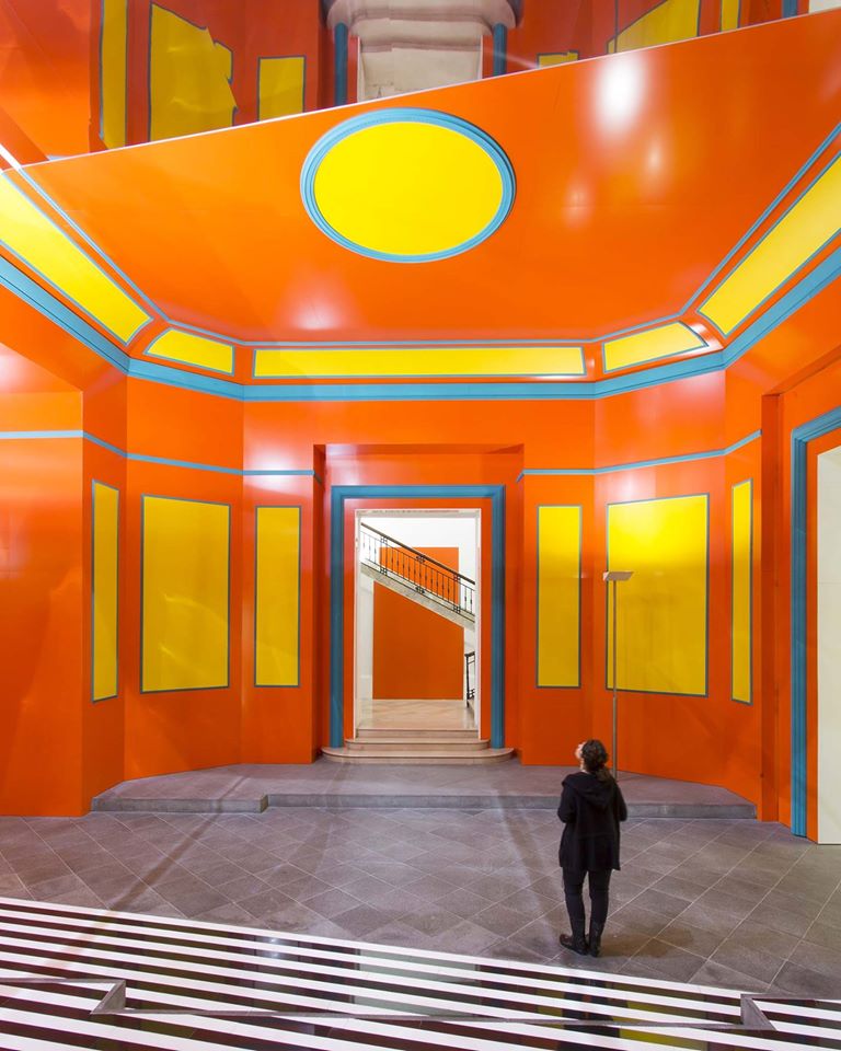 Daniel Buren Madre Napoli