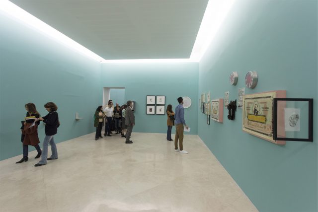 Roberto Cuoghi, PERLA POLLINA, 1996-2016, 2017 (veduta della mostra al MADRE · museo d