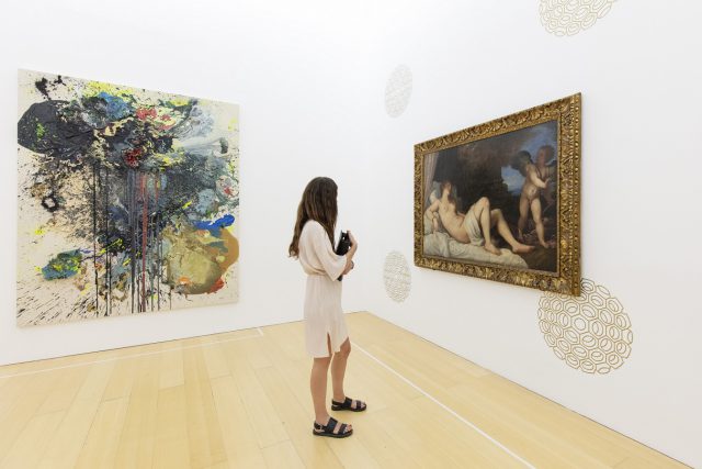 John Armleder, 360°. Veduta della mostra al Madre · museo d’arte contemporanea Donnaregina, Napoli. Courtesy Fondazione Donnaregina per le arti contemporanee, Napoli. Foto © Amedeo Benestante.