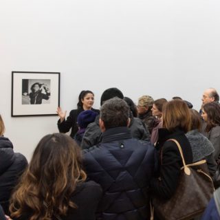 Visita alla retrospettiva "Robert Mapplethorpe, Coreografia per una mostra". Foto © Amedeo Benestante.