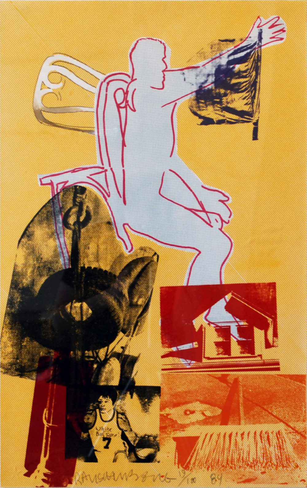 Robert Rauschenberg, "Portrait of Merce", 1984.