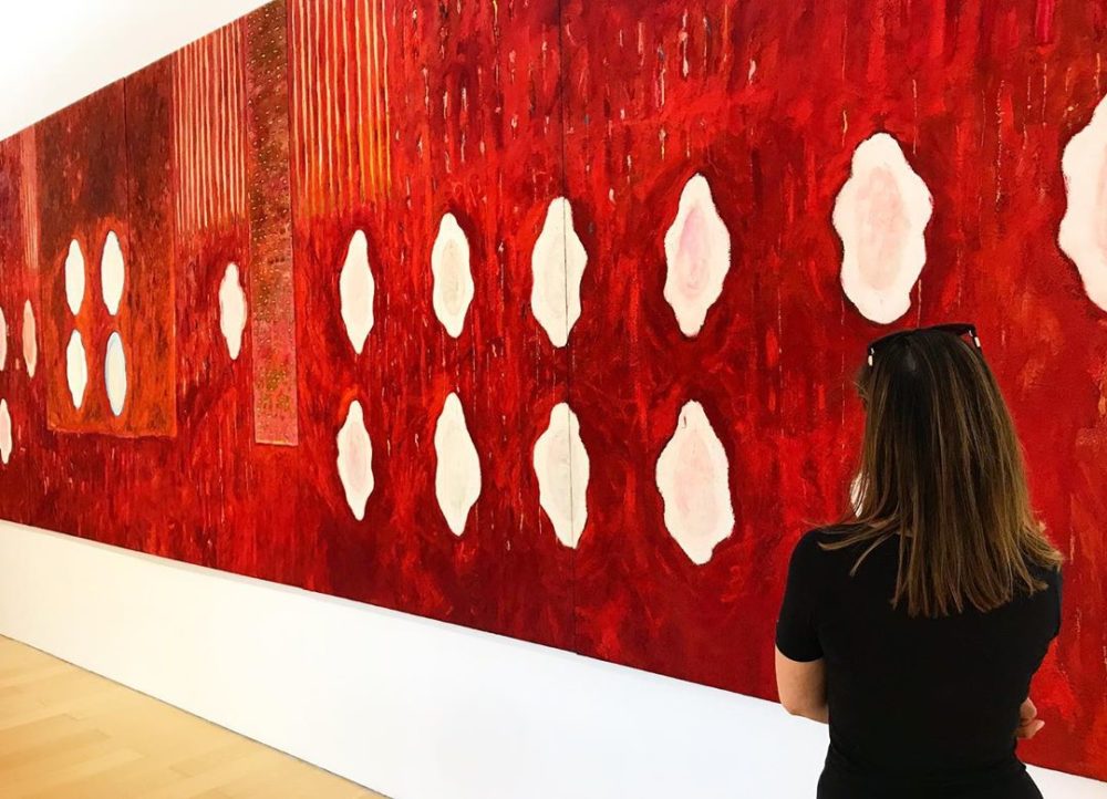 Pier Paolo Calzolari, "Painting as a Butterfly". Veduta della mostra al Madre, Napoli. Foto da Instagram di @symodelu.