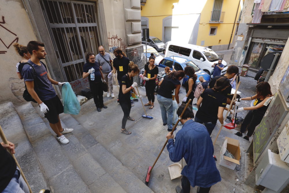 Una street action ecologica per l