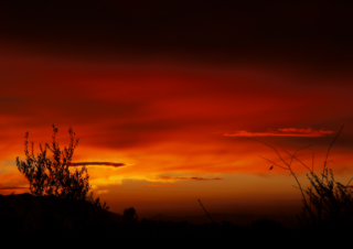 Tramonto in Sabina 4. Foto © Carlo Verdone.