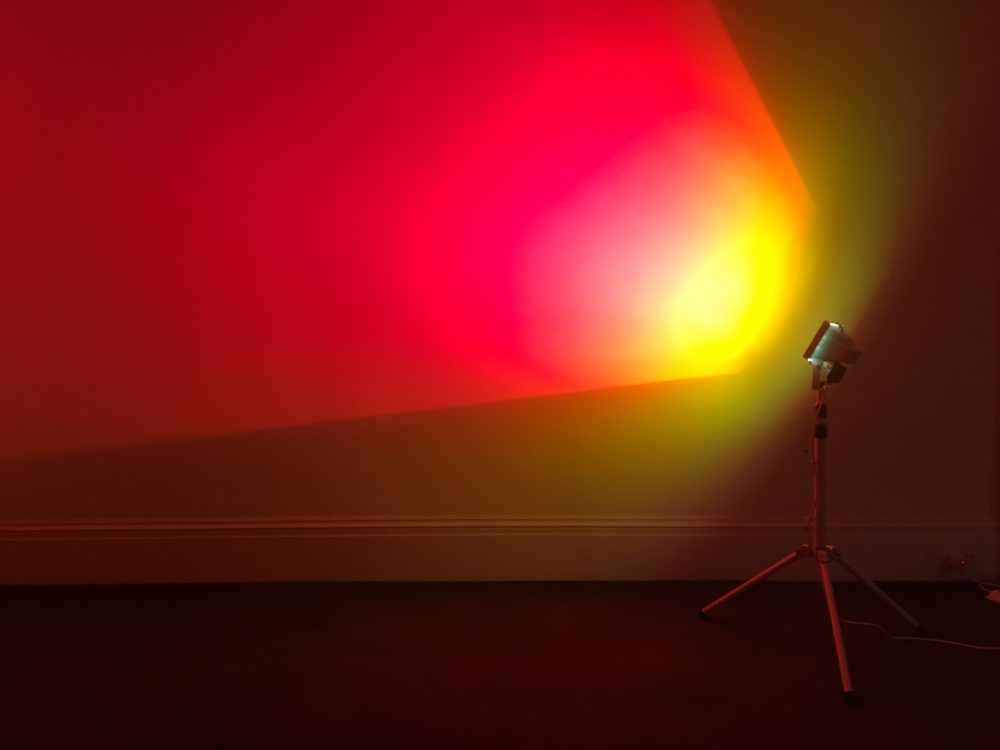 madre-napoli_ann-veronica-janssens_Ann Veronica Janssens, Reggae Colour, 2004